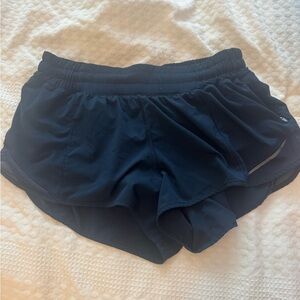Navy Hotty Hot Lululemon Shorts